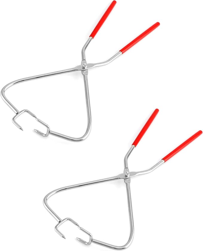 QWORK Sculpture Dipping Tong, 2 Pack Stainless Steel Clay Sculpture Tongs by QWORK