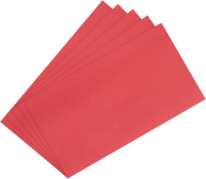 MECCANIXITY EVA Foam Sheets Red 35.4 Inch x 19.7 Inch 2mm Thick Crafts Foam EVA by MECCANIXITY