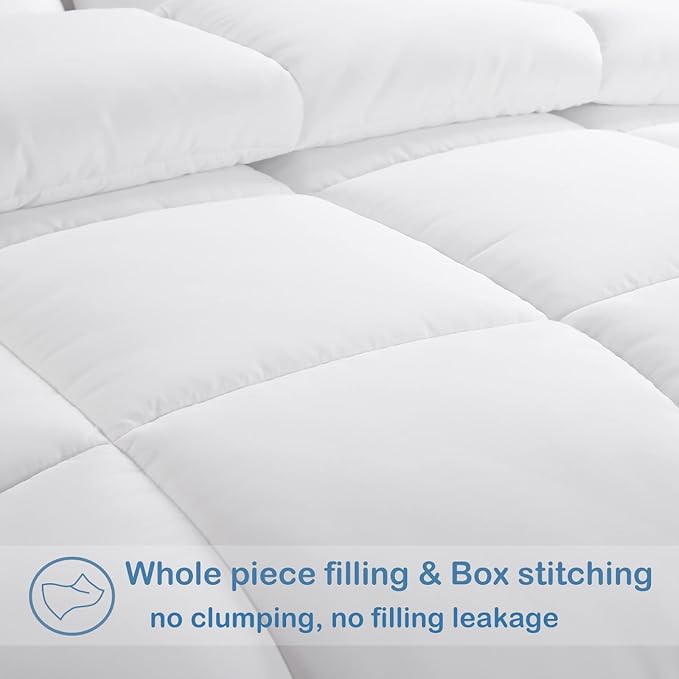 EASELAND Oversized Queen Down Alternative Comforter - Image 3