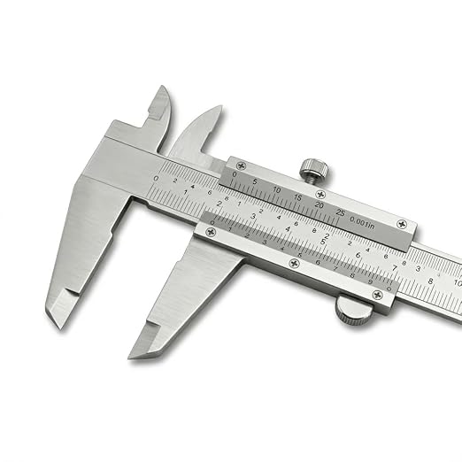 Vernier Caliper, 0-6inch/0-150mm Manual Micrometer, Stainless Steel Caliper by Simhevn
