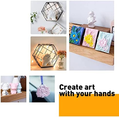 Falling in Art 5 LB Plaster of Paris, Hand Mold Casting Kit Powder, Gypsum - Image 7