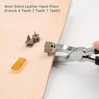 Stitching Hole Punch BUTUZE, 4mm Silent Leather Hand Pliers - Image 5