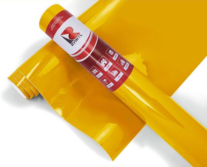 ORACAL 951 Post Office Yellow Gloss Permanent Adhesive Vinyl Roll by Rvinyl
