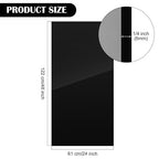 Juexica 1 Pcs 24'' X 48'' Black Acrylic Sheet 1/4" Thick Cast Acrylic Sheet - Image 2