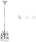 Dollhouse Miniature Chandelier 1:12 Scale Chrystaline Chandelier Pendant 5 Head by Cuteminifulfillsallyourfantasiesabouttheminihomeinyourdreams