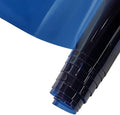 HYANG Navy Transparent PVC Super Clear Holographic Vinyl Faux Leather Sheets 1 by HYANGHAVEPUPVCALLLEATHER