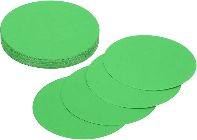MECCANIXITY 24 Pcs Circle Card Stock, 3.9 Inch Round Cutouts Paper Thick by MECCANIXITY