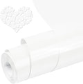White PU HTV Heat Transfer Vinyl Roll 12" x 20 FT, Easy Weed Iron On Vinyl by Unknown
