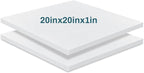 Frienda 2 Pack 1" x 20" x 20" Upholstery High Density Foam Cushion Replacement by Frienda