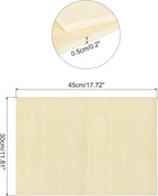 MECCANIXITY Basswood Sheet 18 x 12 x 3/16 Inch Unfinished Wood Boards Plywood - Image 2