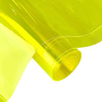 30x135cm Transparent PVC Vinyl, 0.4mm Neon Solid Color Waterproof Fabric Super - Image 2