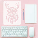FINGERINSPIRE 5PCS Animals and Dreamcatcher Painting Stencil - Image 3