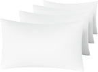 MINIPANDA White Pillow Cases Set of 4 Queen Size by Unknown