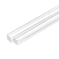 MECCANIXITY 2pcs Acrylic Square Rods 13/16" x 10" Clear Acrylic Dowel Rods by MECCANIXITY