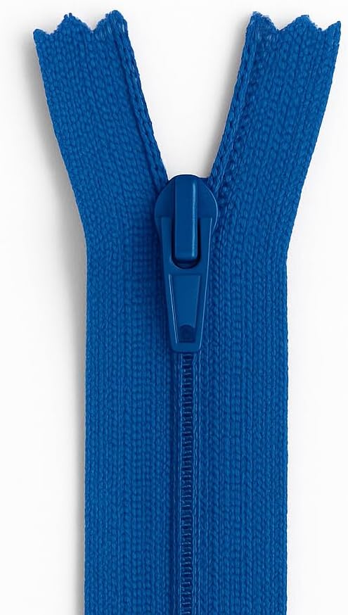 7" #3 Nylon Coil Zipper Non-Separating Closed End by Metalandbrassco