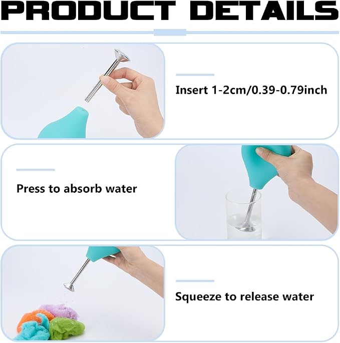 WEBEEDY 5 Pcs Wet Felting Tool Set Include Ball Brause Sprinklers, Wet Felting - Image 3