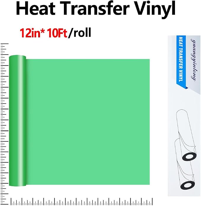 guangyintong Heat Transfer Vinyl Fruit Green HTV Rolls, Matte Surface PVC - Image 5