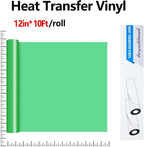 guangyintong Heat Transfer Vinyl Fruit Green HTV Rolls, Matte Surface PVC - Image 5