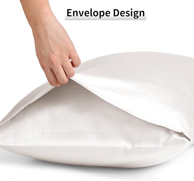Warmstar Cotton Pillow Cases Queen Size Set of 2, 600 Thread Count Pillowcases - Image 5