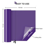 HTVRONT Purple Permanent Vinyl Roll - Image 4