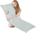 Goose Down Body Pillows for Adults, Large Body Pillow for Side Sleeper by Bildenly