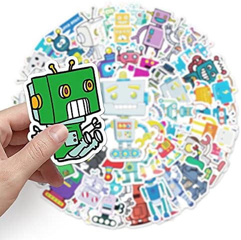Cute Cartoon Robot Stickers for Kids - Image 3