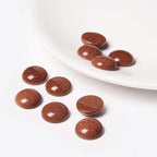 20pcs 12mm Natural Stone No Hole Gold Sandstone Semicircle Smooth Cabochons - Image 3