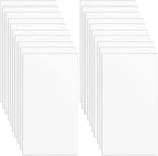 BENECREAT 20PCS 3.5x2 Inch Clear Acrylic Sheet Rectangle Table Place Cards Name by BENECREAT