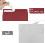 50 Packs Wine Red 5x7 Envelopes 5x7, Deep Red Color A7 Envelopes, Burgundy - Image 3
