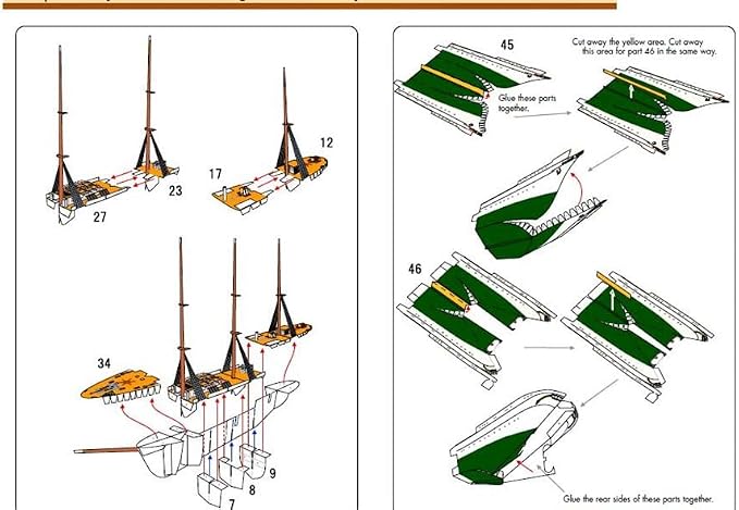 1:300 Portugal Sagres II Sail Training Ship Paper Military Armored Vehicle - Image 9
