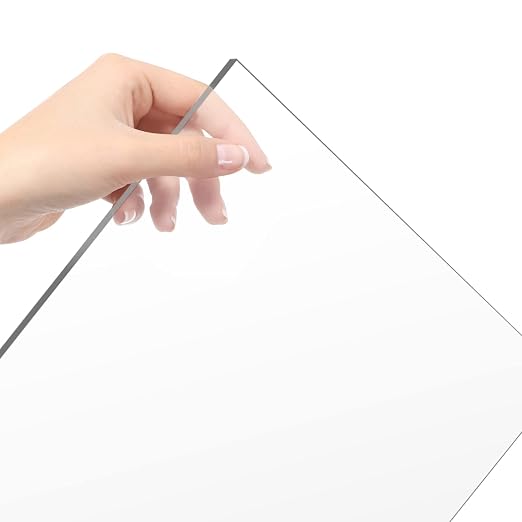 PINGEUI 8 PCS 12 x 12 x 1/4 Inch Clear Acrylic Plexiglass Sheets, Durable - Image 3
