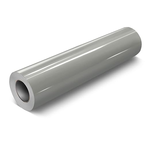 VViViD DECO65 Grey Gloss Permanent Adhesive Craft Vinyl by VVIVIDVINYL