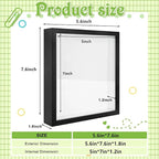 4 Pack 5 x 7in Shadow Box Frame, Shadow Boxes Display Cases - Image 2