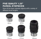 Celestron Accessory Kit with Five 1.25" Plossl Eyepieces, 2x Barlow and Filter - Image 2
