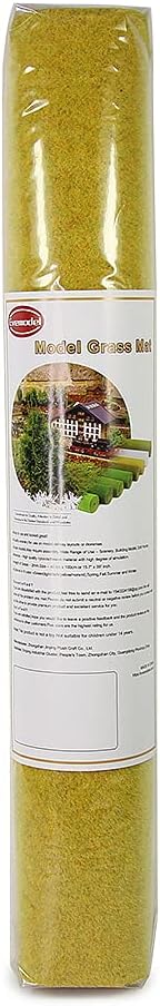 CP134 Artificial Model Grass Mat Trains Golden Yellow Golden Autumn Landscape - Image 6