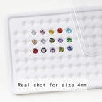 JIANGYUANGEMS Round Cut 5A Cubic Zirconia Stone Mix 15 Colors Loose CZ Stones - Image 7