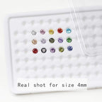 JIANGYUANGEMS Round Cut 5A Cubic Zirconia Stone Mix 15 Colors Loose CZ Stones - Image 7