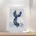 Sea Glass Art Kit, Mosaic Glass Photo Frame Set 9.5x7.5 Inch, Handcraft Style by Unknown