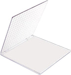 PH PandaHall Acrylic Stamp Block 5.9x6.1" Perfect Positioning Stamping Clear by PHPandaHall