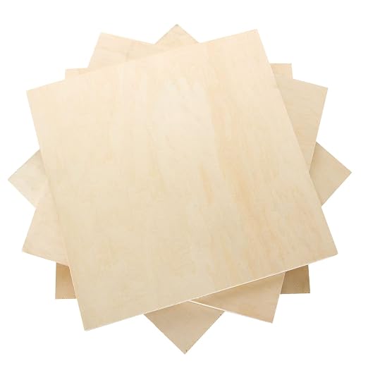 CertBuy 12" x 12" Plywood Board 1/2 Thick, 4 Pack Plywood Squares, Baltic Birch - Image 3
