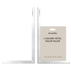 KEARING 24"x14" L-Square Ruler Other Sided Metric 60x35cm by KEARING