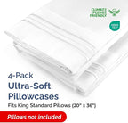 King Standard Pillow Cases Set of 4 - Image 2