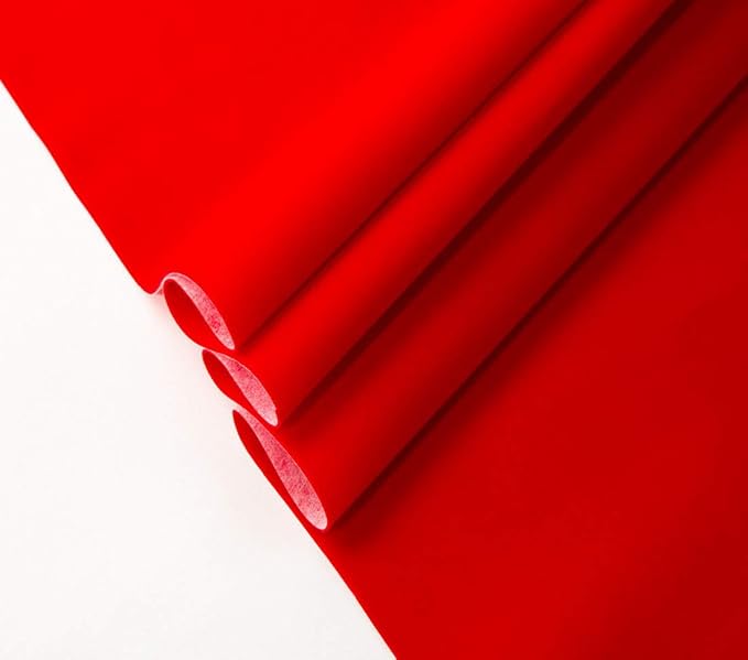Self Adhesive Red Velvet Flocking Liner - Image 2