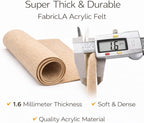 FabricLA Felt Fabric 72" Wide 1.6mm Thick Acrylic Felt by The Yard - Image 3
