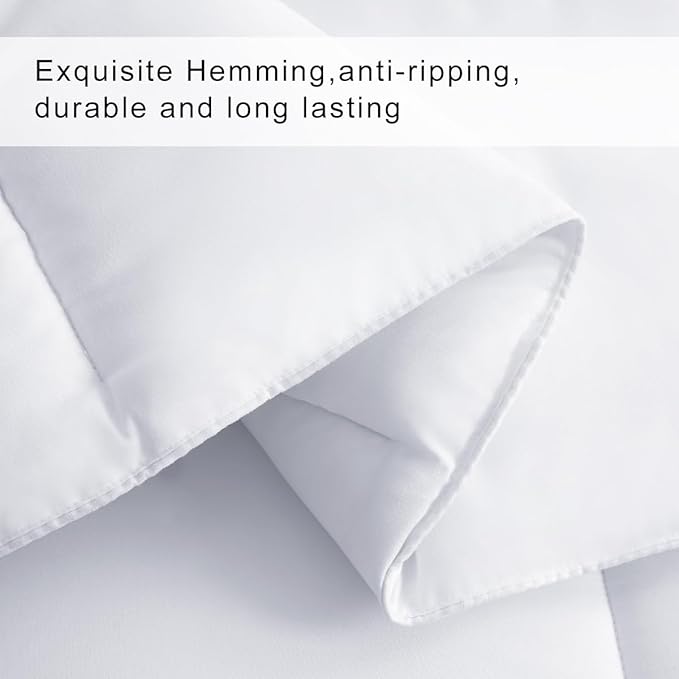 COHOME Premium Twin XL Size Cooling Comforter, All-Season Quilted Down - Image 4