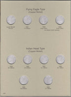 H.E. Harris & Co US Flying Eagle and Indian Cent Coin Folder 1857 – 1909 #2671 - Image 2
