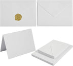 50 Pack White A6 Envelopes by Toperd