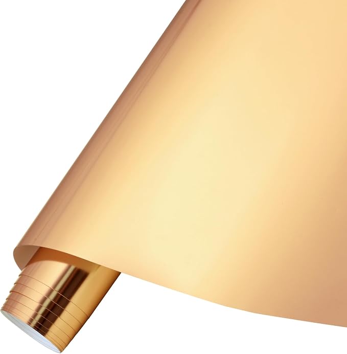 Tintnut Curry Gold Holographic HTV Vinyl Roll, easy cut & weed, stretch washable by Tintnut