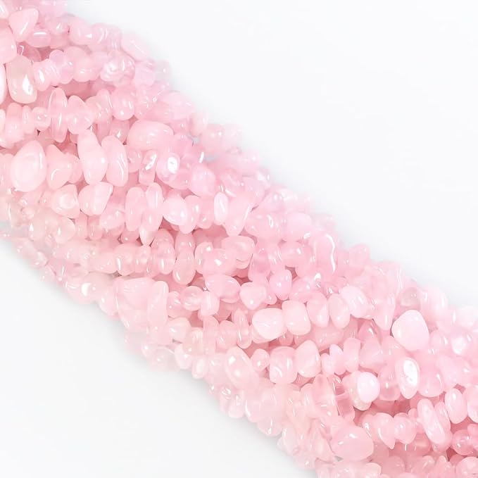 Crystal Chips with Holes for Jewelery Making 5mm-8mm Natural Gemstone Beads by Ouubuuy