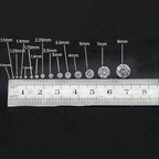 0.9-8mm 10-1000pcs CZ Zircon 5A Round Machine Cut White Cubic Zirconia Loose CZ - Image 2